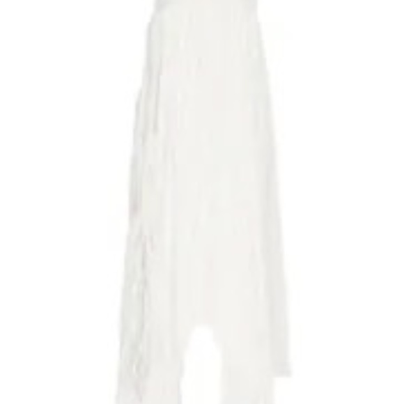 Bibhu Rent the Runway Mohapatra Empire pleated maxi Chiffon white sz12 $… - Picture 3 of 9